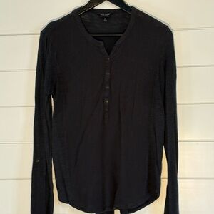 Lucky Brand Charcoal Gray Top